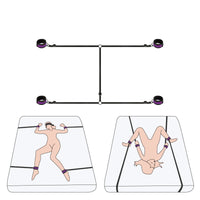 Sex Bondage Restraints Bed Restraints Set Adult Sex Toy for Women and Couples